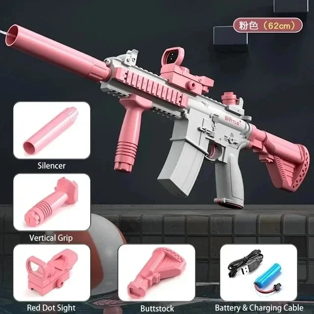 Ultimate Electric Water Gun - Fully Automatic Shooting Toy for Summer Fun! Perfect Gift for Kids and Adults!